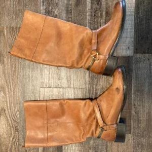 Hugo Boss Tan Riding Boots